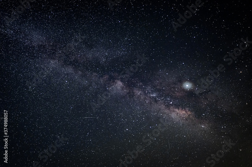 Starry sky with the Milky Way.