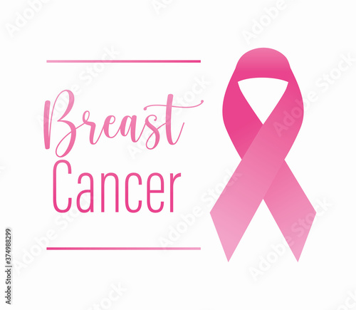 breast cancer awareness month pink ribbon background