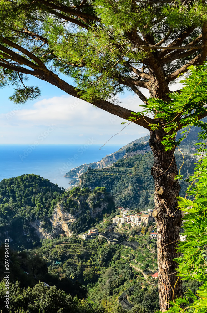 Magnificent view of the Amalfi coast. Italy Magnificent view of the Amalfi coast. Italy