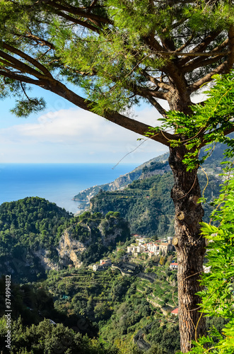Magnificent view of the Amalfi coast. Italy © Sergey