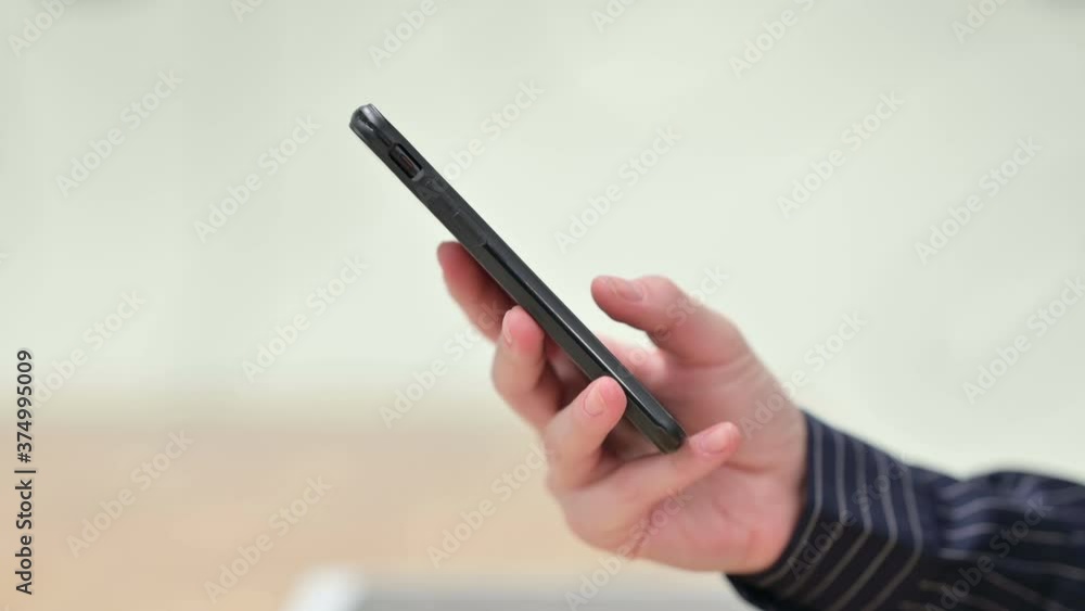 Close Up of Female Hand using Smartphone Close Up of Female Hand using Smartphone