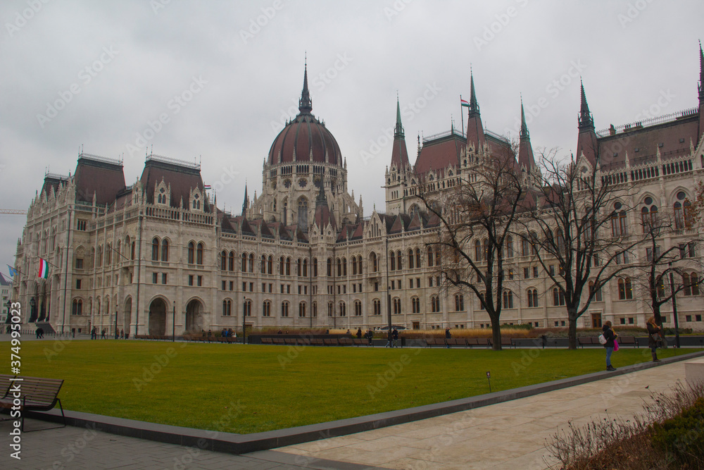 Budapest Parliament Back side Budapest Parliament Back side