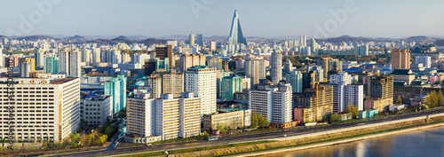 Democratic Peoples's Republic of Korea (DPRK), North Korea, Pyongyang and the river Taedong