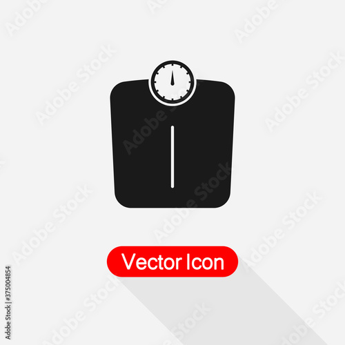 Weight Scale Icon Vector Illustration Eps10