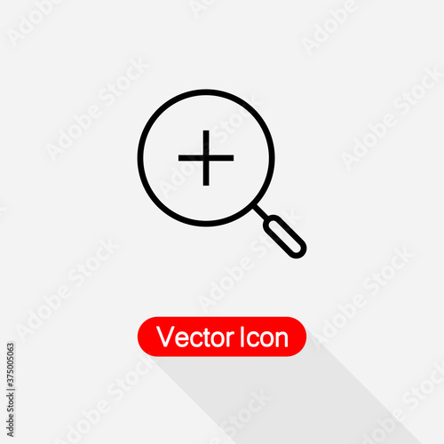 Zoom Icon vector illustration Eps10