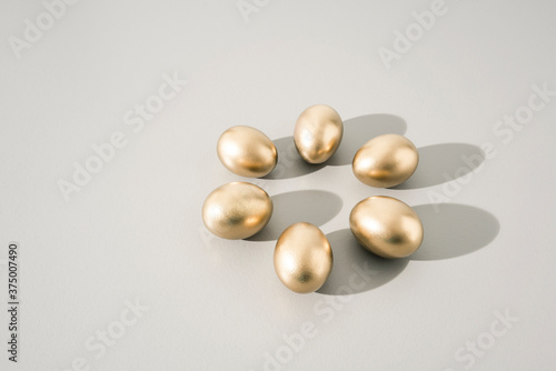 Group of Golden Eggs photo