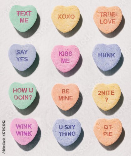Nice Candy Hearts For Valentine's Day photo