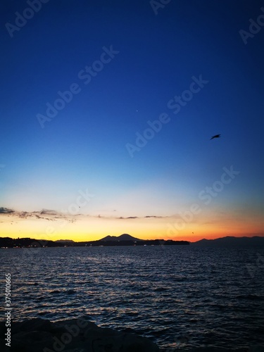 Sunset of naples