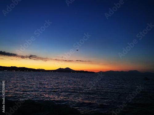 Sunset of naples