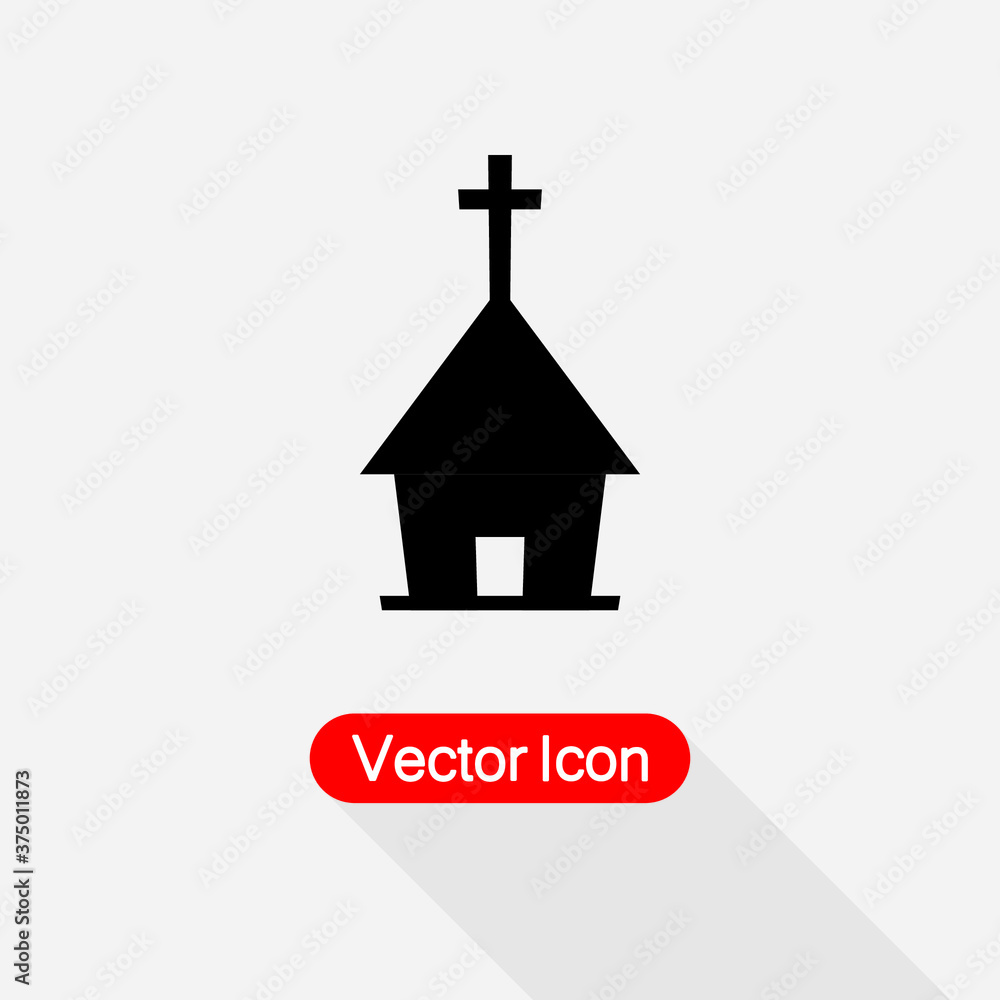 Church Icon Vector Illustration Eps10