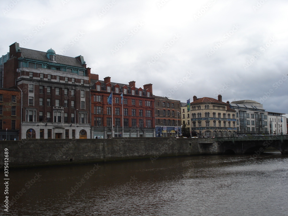 view of the old town in dublin