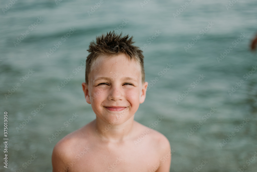 Boy on the beach