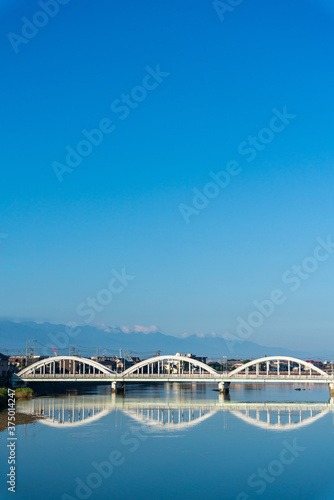 A historic bridge in Kanonji City, Kagawa Prefecture, Japan photo