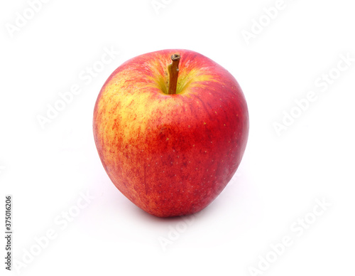 Organic Gala Apples isolated on white background