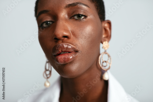 Close-up of a Black Woman