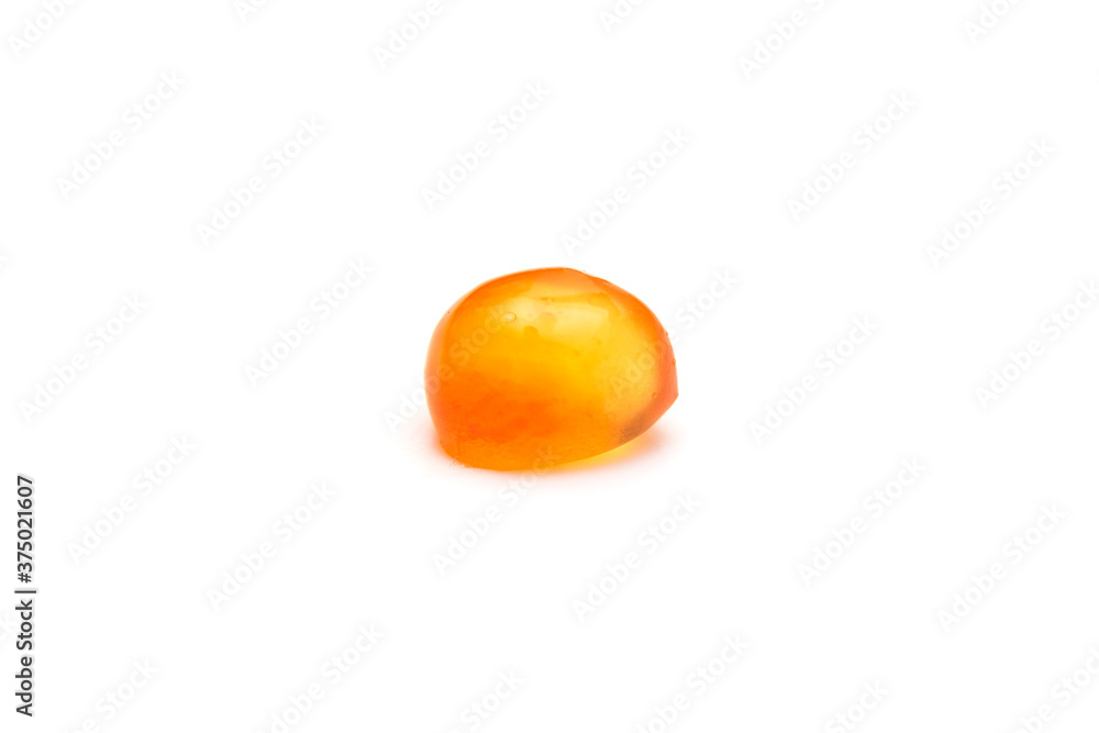Red caviar isolate on white background
Red caviar isolate on white background
