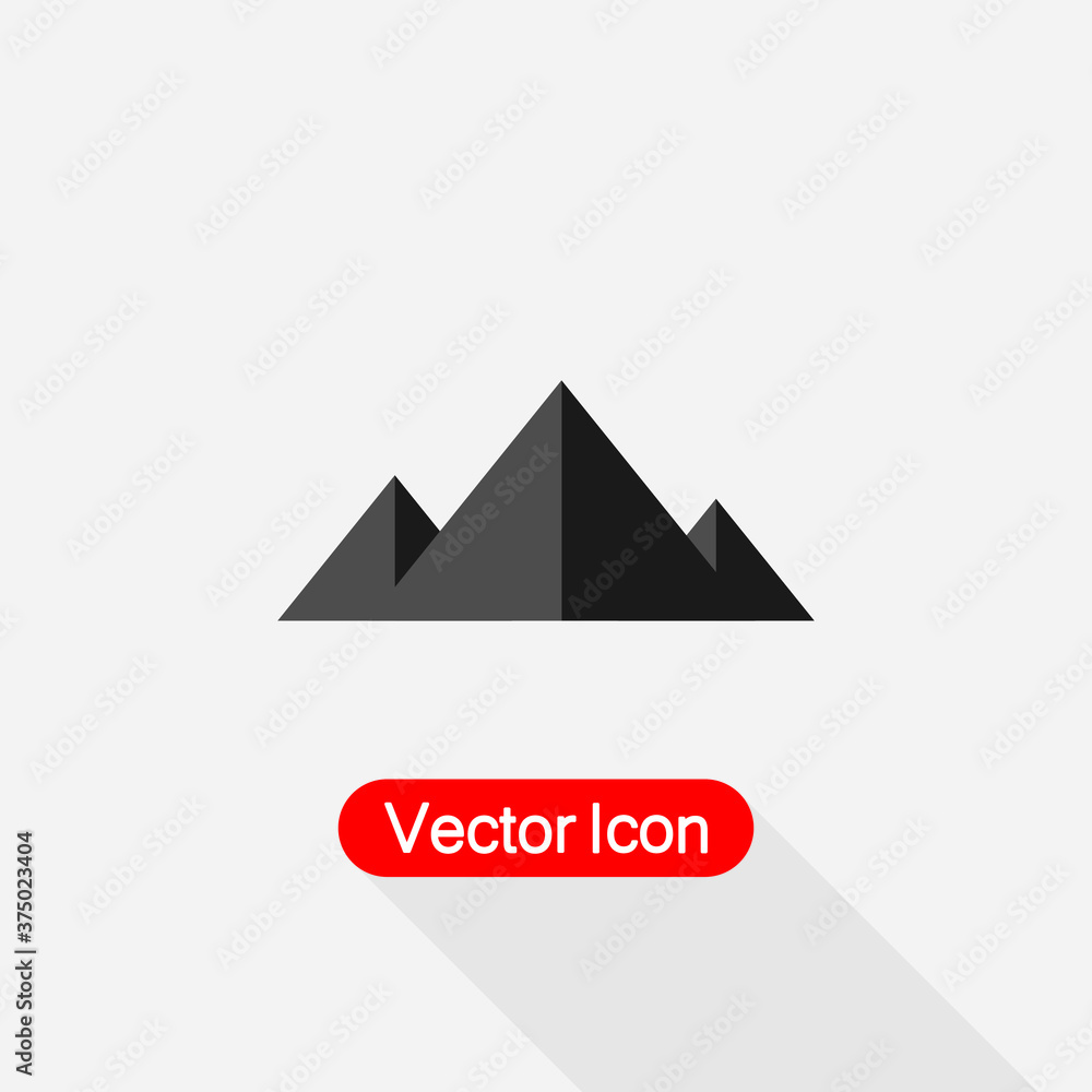 Mountains Logo Icon, Mountains Icon Vector Illustration Eps10 Mountains Logo Icon, Mountains Icon Vector Illustration Eps10