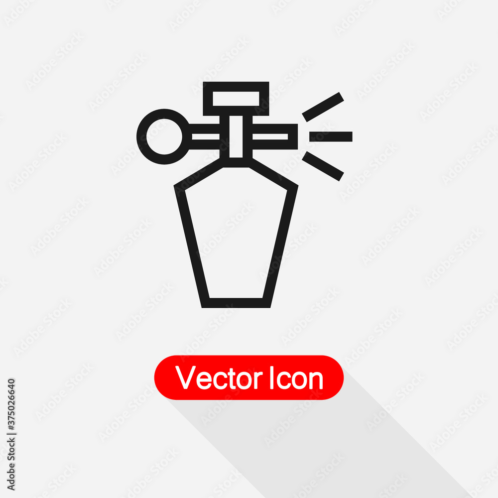 Retro Deodorant Bottle Icon, Perfume Spraying Icon vector illustration Eps10 Retro Deodorant Bottle Icon, Perfume Spraying Icon vector illustration Eps10