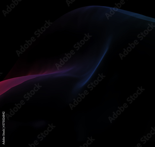 Abstract design of color line, paint on the theme of design, creativity and imagination for use as Wallpaper for screens and devices. Color in motion. 3D rendering.