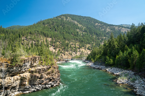 The Kootenai River in the Kootenai National Forest near Libby, Montana © MelissaMN