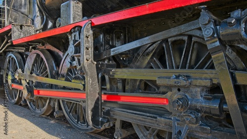 Wheels and Connecting Rods of Steam Engine © Alistair