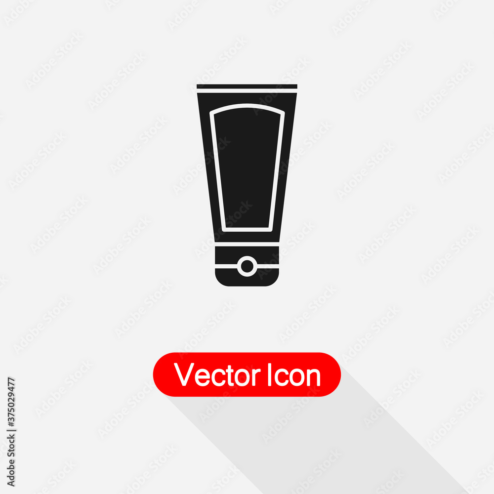 Tube Container For Cream icon Vector Illustration Eps10