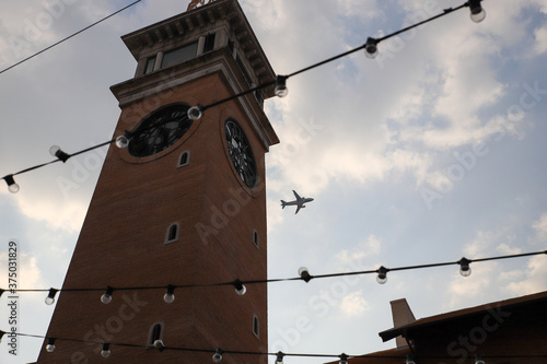 clock tower on the top