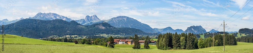 Plakat Allgäu Panorama