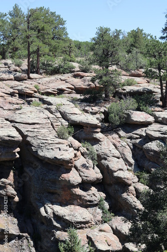 Waterfall Rocks with Sagebrush