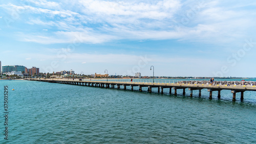 St Kilda Beach is a beach located in St Kilda  Port Phillip  6 kilometres south from the Melbourne city centre. It is Melbourne s most famous beach.