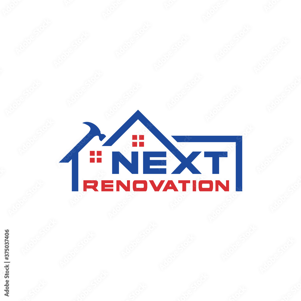 Home Renovation Logo Design Template