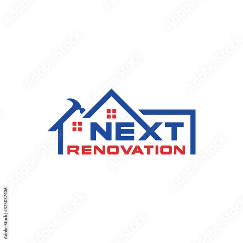 Home Renovation Logo Design Template