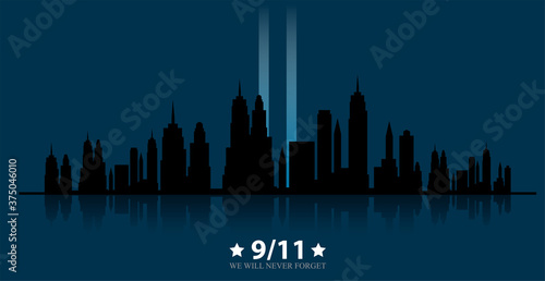 11 September-Patriot day USA.We will never forget photo