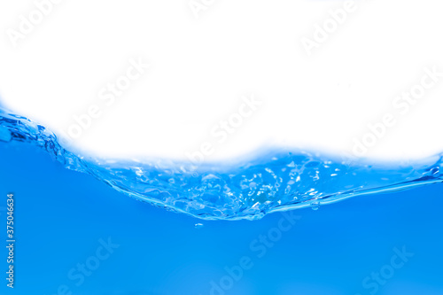 Soft and bright waves of water droplets