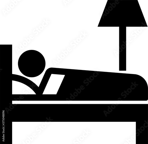 ホテル（眠る人）のピクトグラム