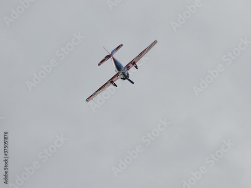 Pilot performances of Yak piston aircraft at the air show