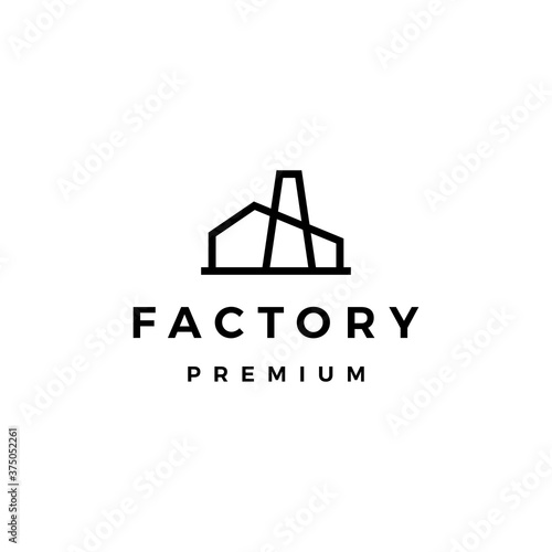 factory logo vector icon illustration © gaga vastard