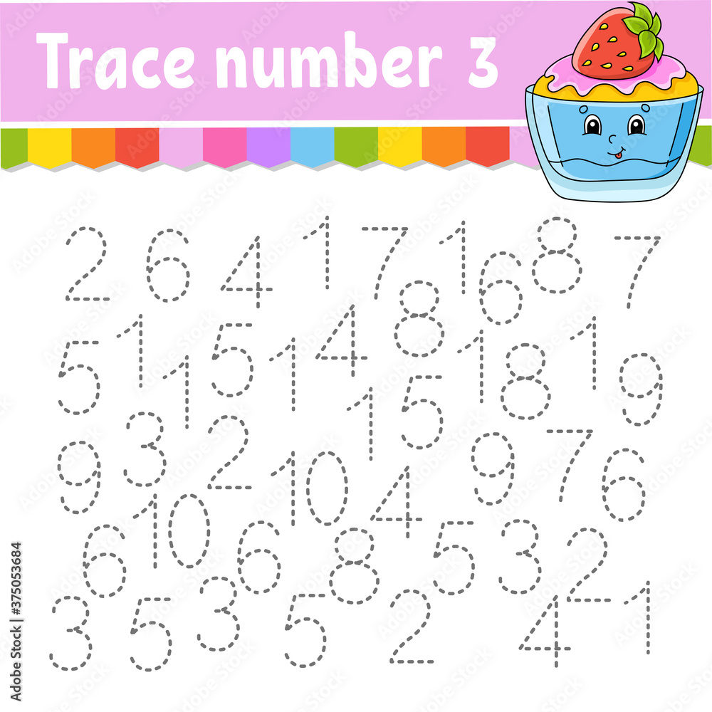 Trace Number Handwriting Practice Learning Numbers For Kids trace-number-handwriting-practice-learning-numbers-for-kids