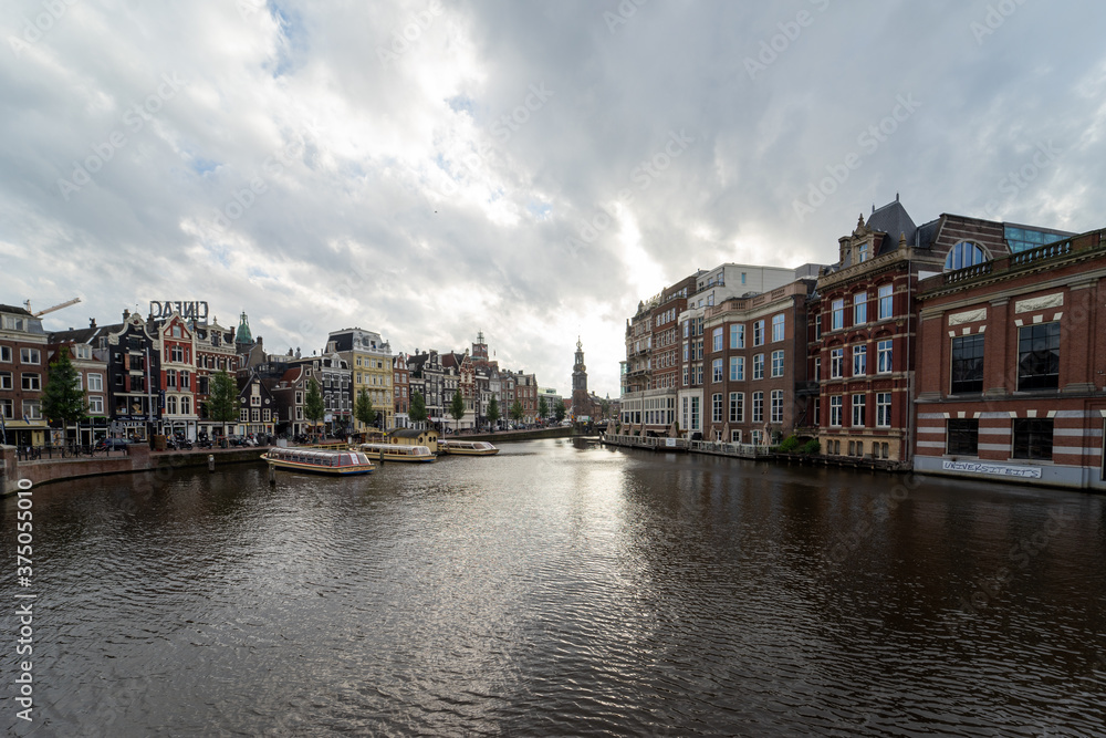 Fototapeta premium Amsterdam Holland Niederlande Gouda Grachten