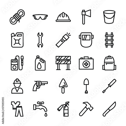 Personal Protective Equipment Icons 