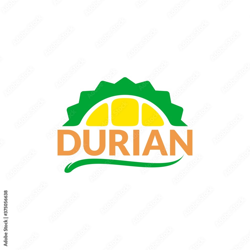 creative and fun durian logo vector creative and fun durian logo vector