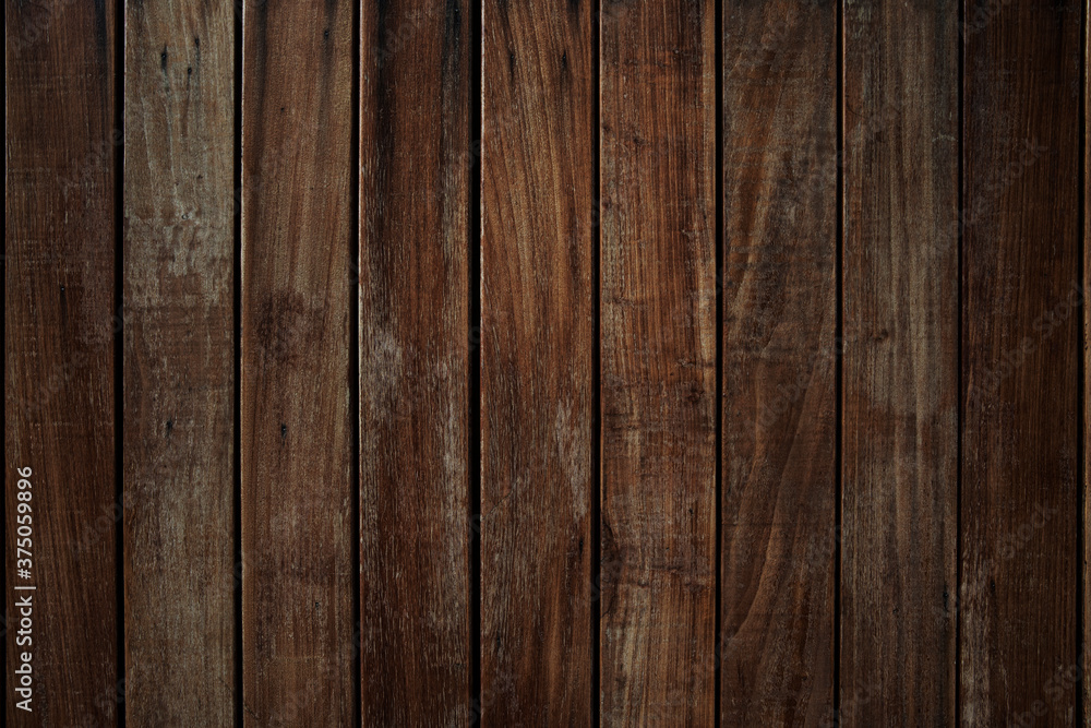 Fototapeta premium dark brown wood texture background