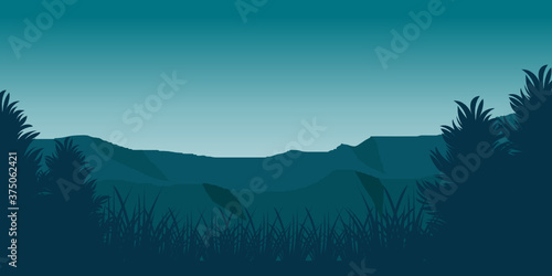 landscape with mountains © FahrizalNurMuhammad