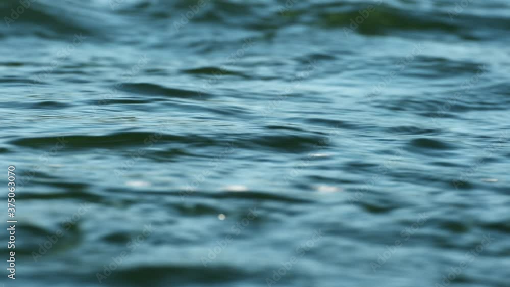 Blue water waves surface, beautiful background with copy space. Fresh drinking water, colorful video. Environmental problems, climate change, drought, lack of drinking water. Blue water waves surface, beautiful background with copy space. Fresh drinking water, colorful video. Environmental problems, climate change, drought, lack of drinking water.