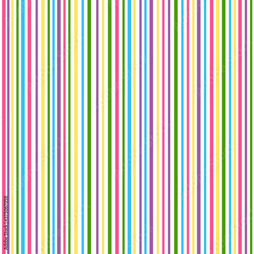Vector abstract seamless pattern with colorful straight lines