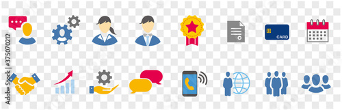 business loyalty icons vector sign