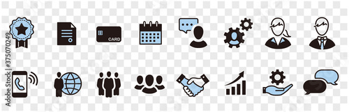 business loyalty icons vector sign