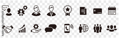 business loyalty icons vector sign