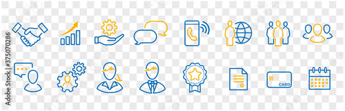 business loyalty icons vector sign