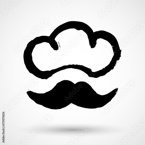 Chef design, grunge vector